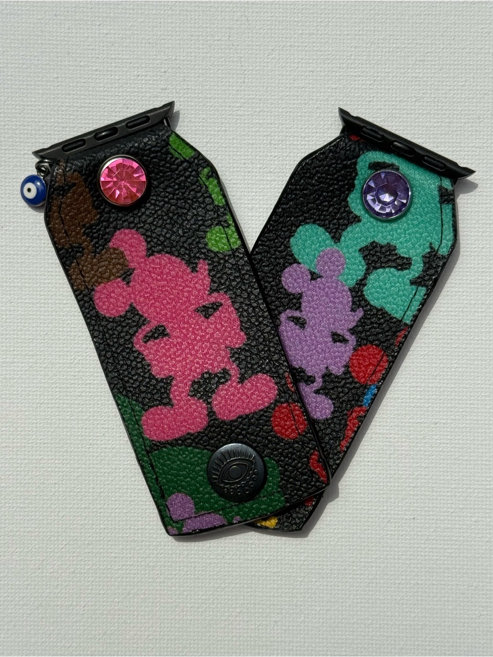Watch Me Creations Upcycled Dooney Disney Apple Watch Band